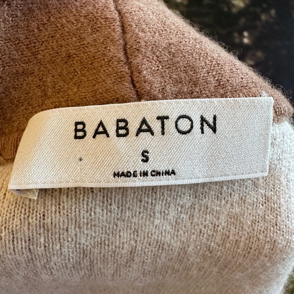 Babaton camel and cream Beekman cardigan - Picture 8 of 9